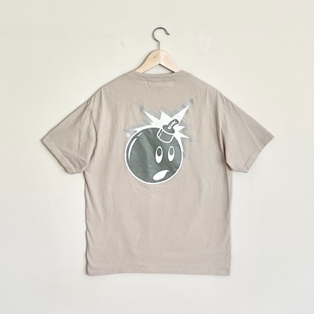 Adam Bomb Tonal Adam Sand T Shirt Adult size Large